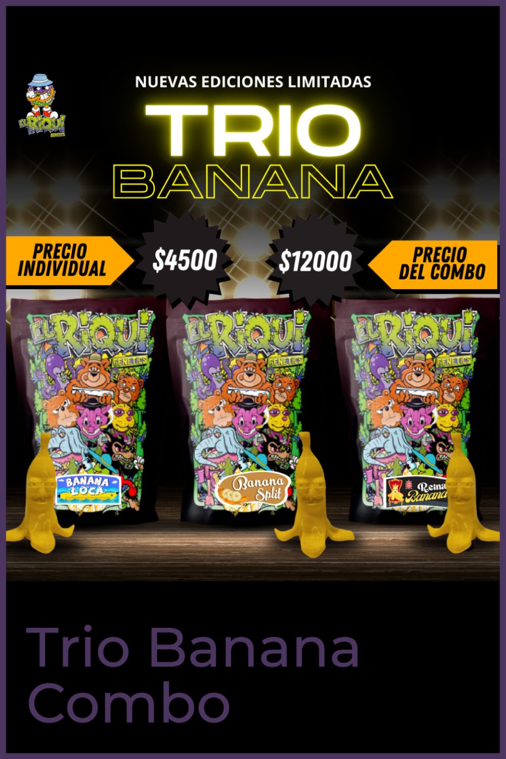 COMBO TRIO BANANA AUTO